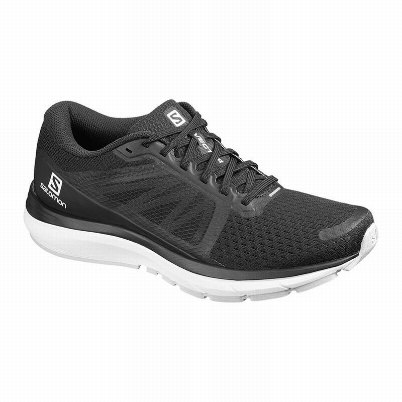 Salomon VECTUR Zapatillas De Running Hombre - Negras / Blancas - Colombia (51873-DNXS)